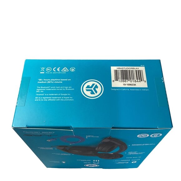 JLAB Wireless Studio Over Ear Headset 30+ Hrs Playtime with Mic New Sealed Box - Picture 3 of 3